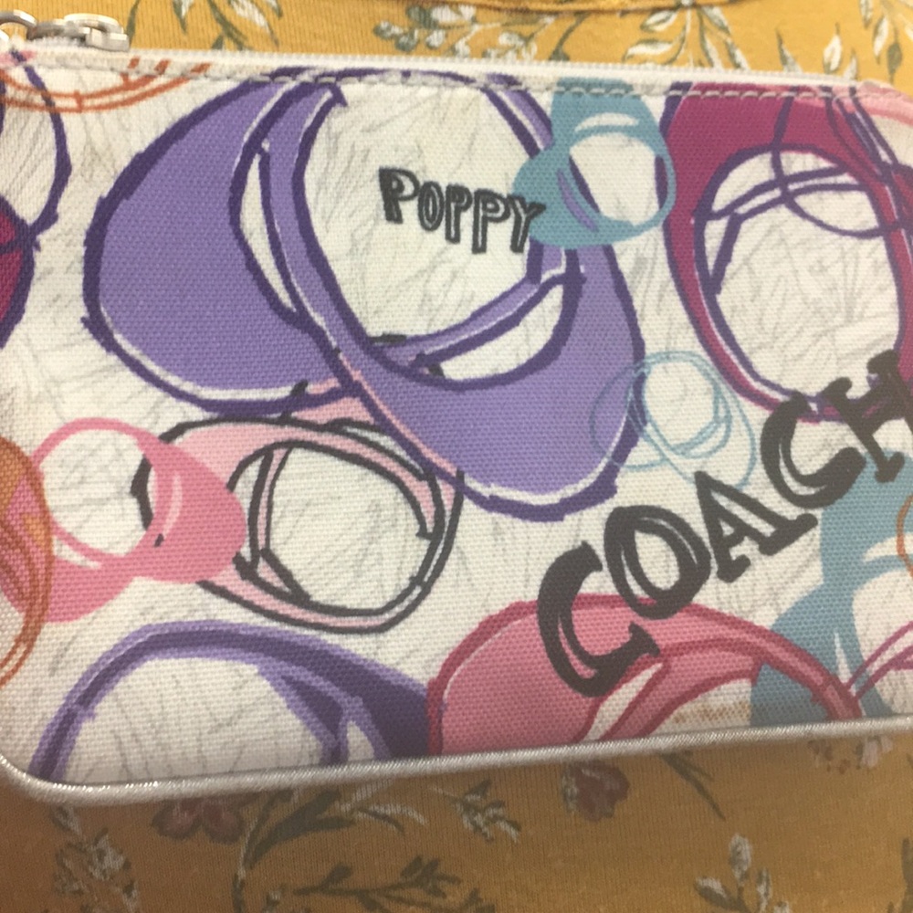 Poppy Coach Change Purse